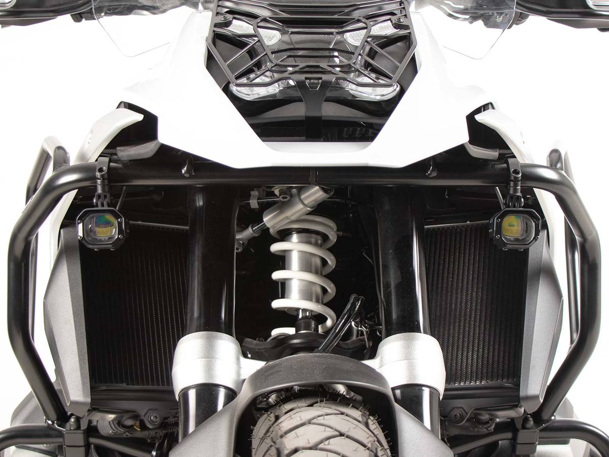 Phares supplémentaires à LED Nova avec fixation universelle pour tube Ø18-25mm Hepco & Becker