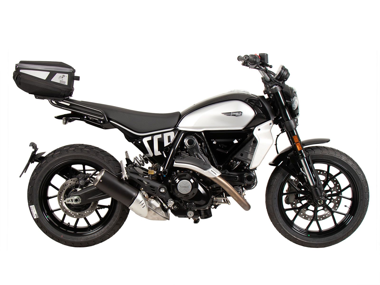 Porte-bagages arrière Smartrack noir pour Ducati Scrambler 800 Icon (23-) Hepco & Becker