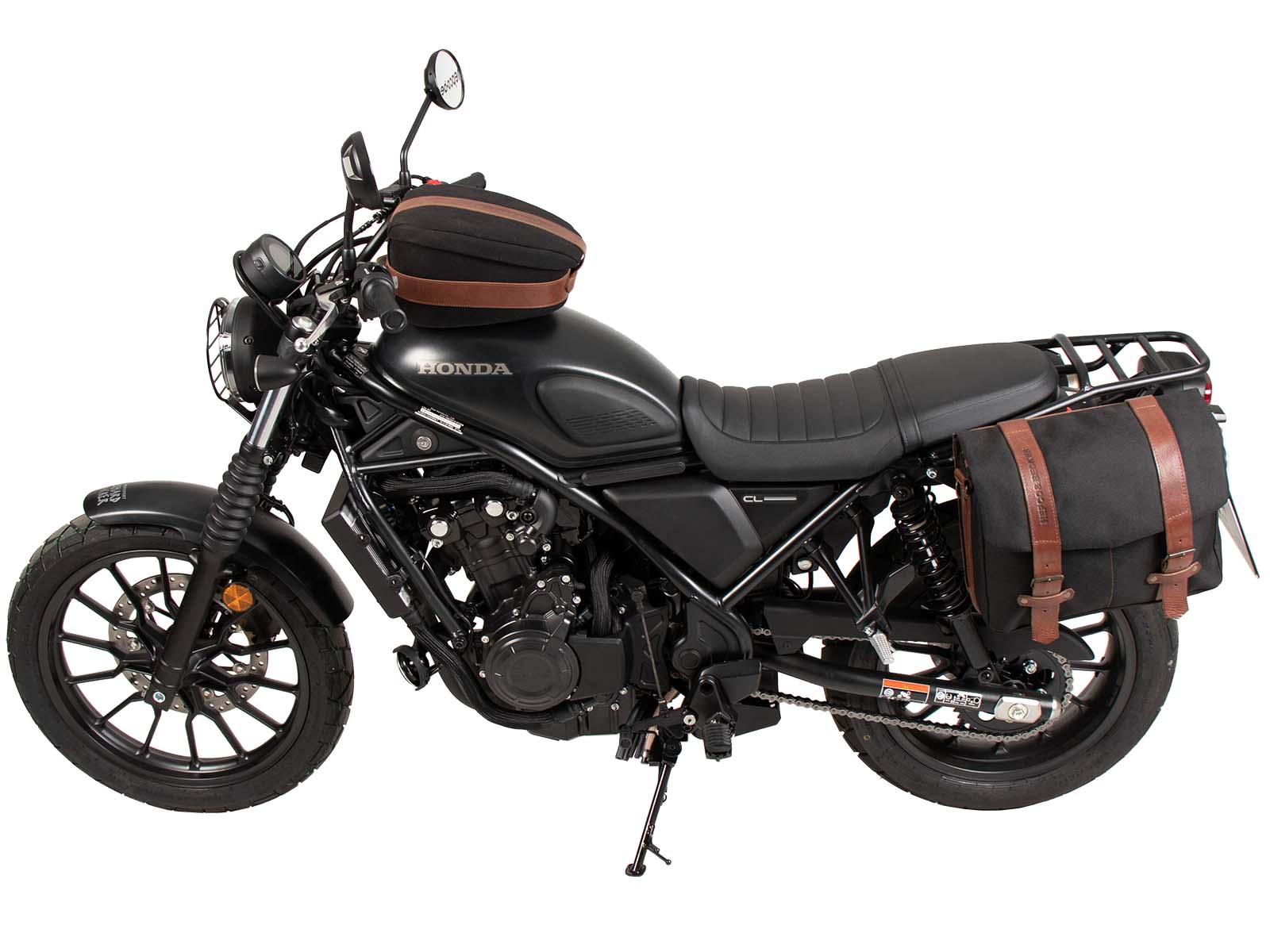 Support latéral C-Bow gauche noir pour Honda CL 500 Scrambler (23-) Hepco & Becker