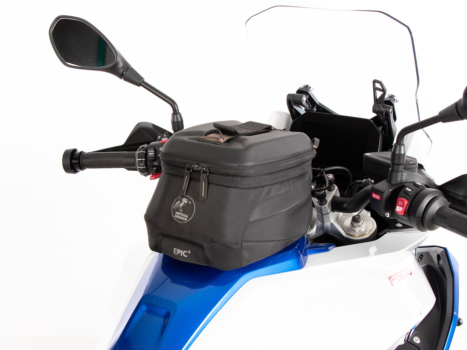 Anneau de réservoir Basic avec unité de fermeture de la sacoche de réservoir pour BMW F 900 XR (25-) Hepco & Becker