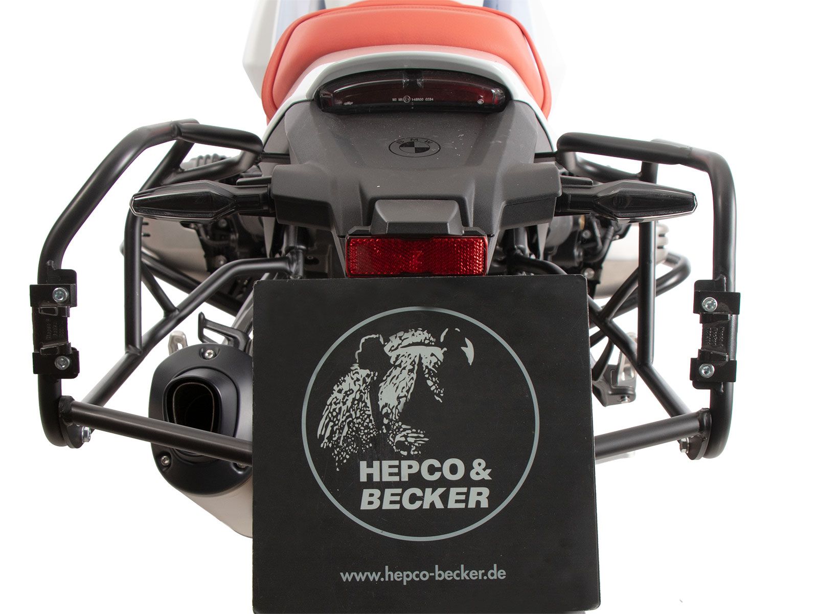 Kit de support de valises Cutout support incl. kit de valises Xplorer Cutout noir pour BMW R 12 G/S (25-)