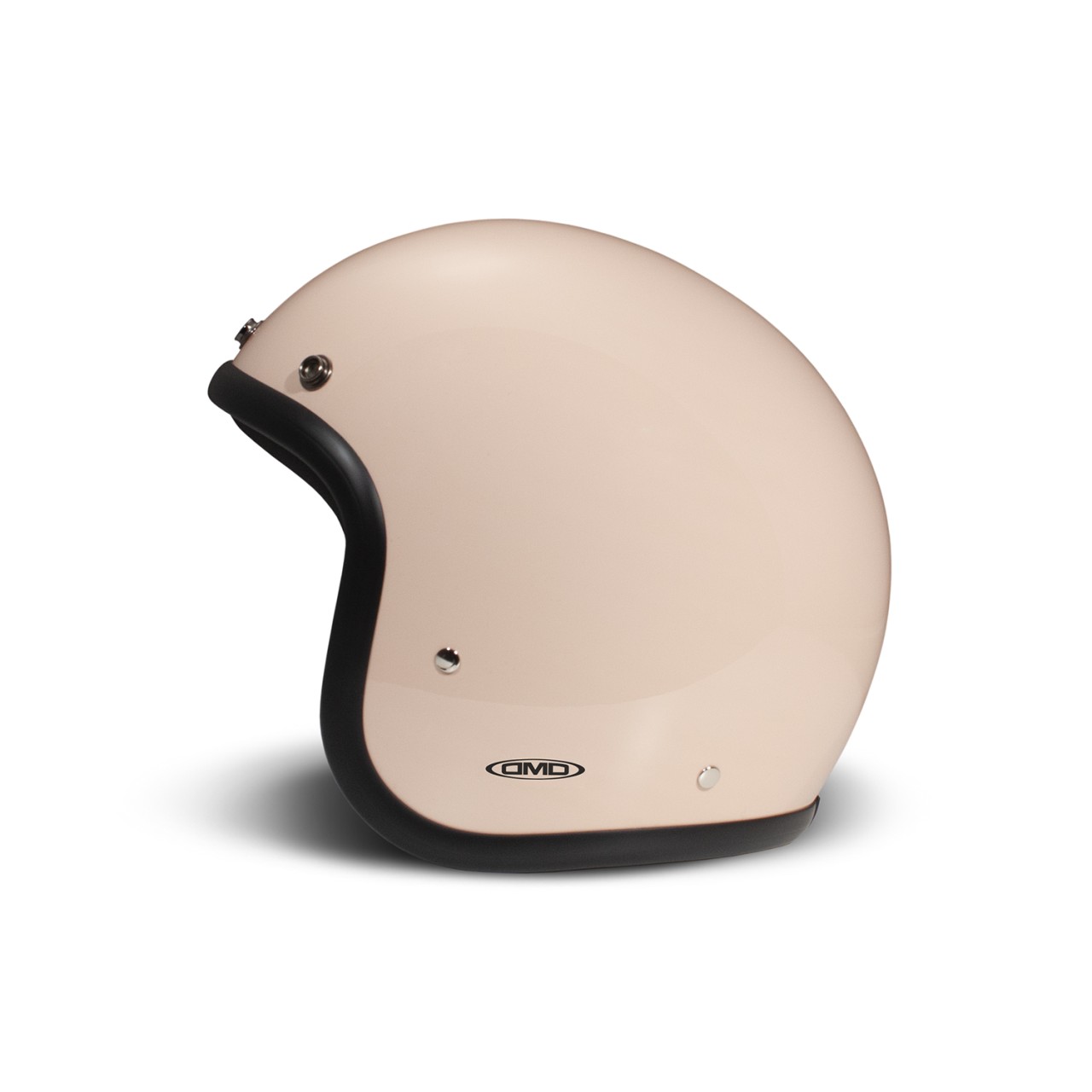 DMD casque jet rétro, beige, brillant, Cipria, fibre de verre, ECE 22.06