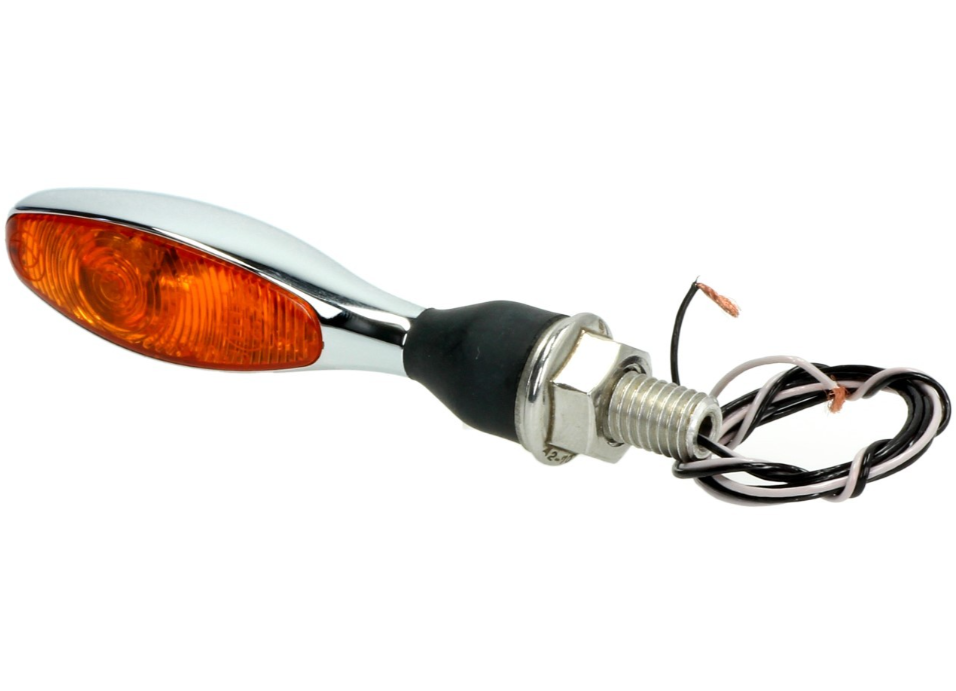 Clignotant Kellermann, Micro 1000 halogène, acier, halogène, HR/HL, 12 V, 6 W, chrome brillant, M8x20