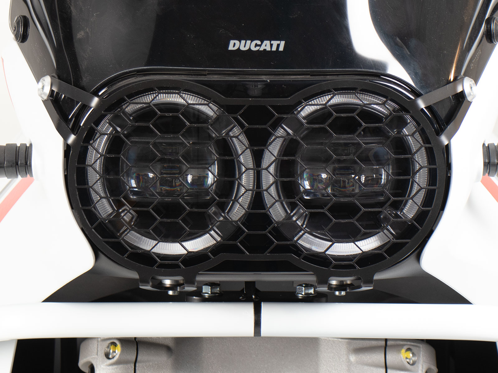 Grille de protection des feux noire pour Ducati Desert X Rally (24-) Hepco & Becker