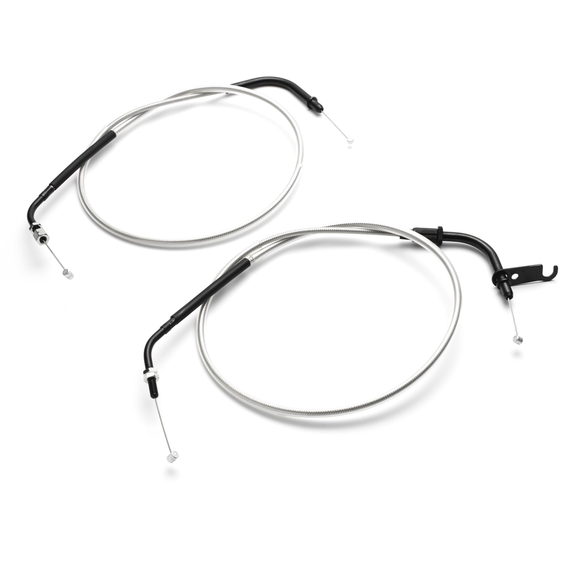 Câble d'accélérateur original Yamaha XV950R avec gaine en acier inoxydable XV950