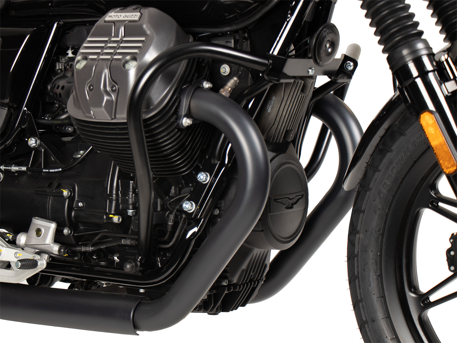 Arceau de protection moteur noir pour Moto Guzzi V7 Stone Special Edition (22-) Hepco & Becker