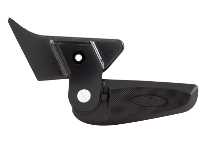 Repose-pieds droit et gauche pour Vespa Primavera/​Sprint 50-150ccm 2T/​4T AC, noir/noir