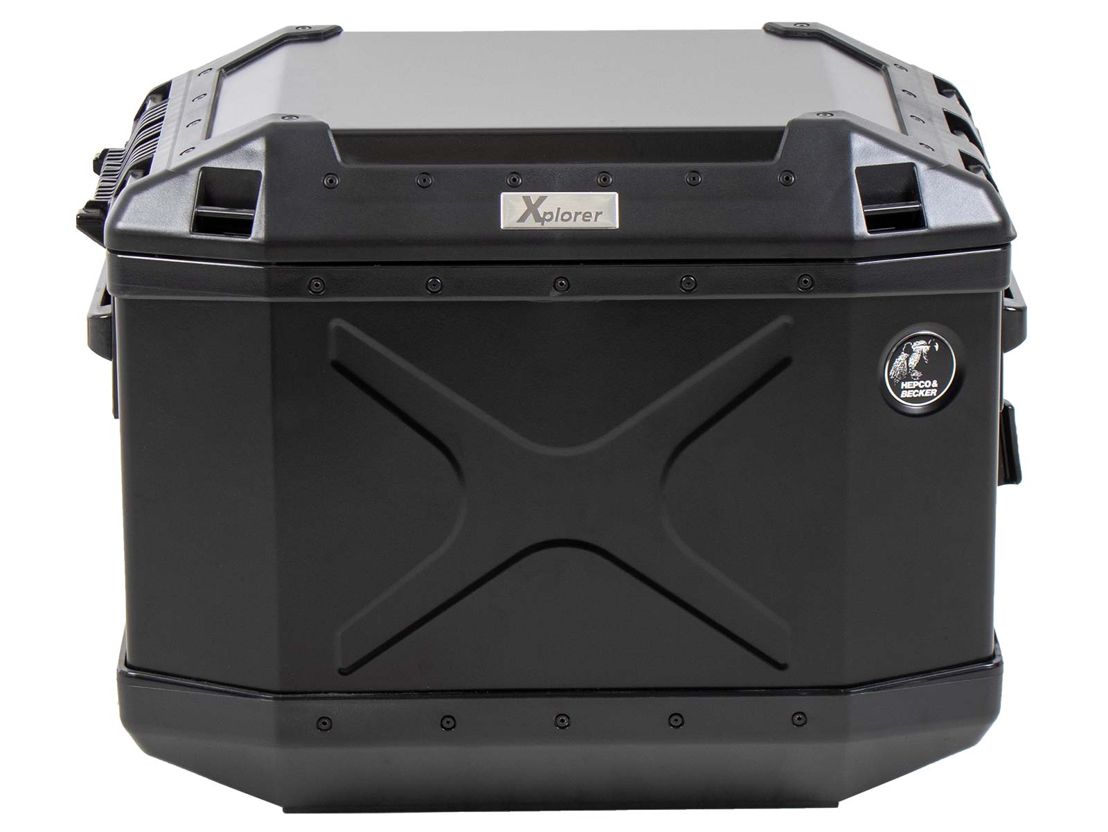 Valises latérales Alu Xplorer 40 Cutout gauche noir Hepco & Becker
