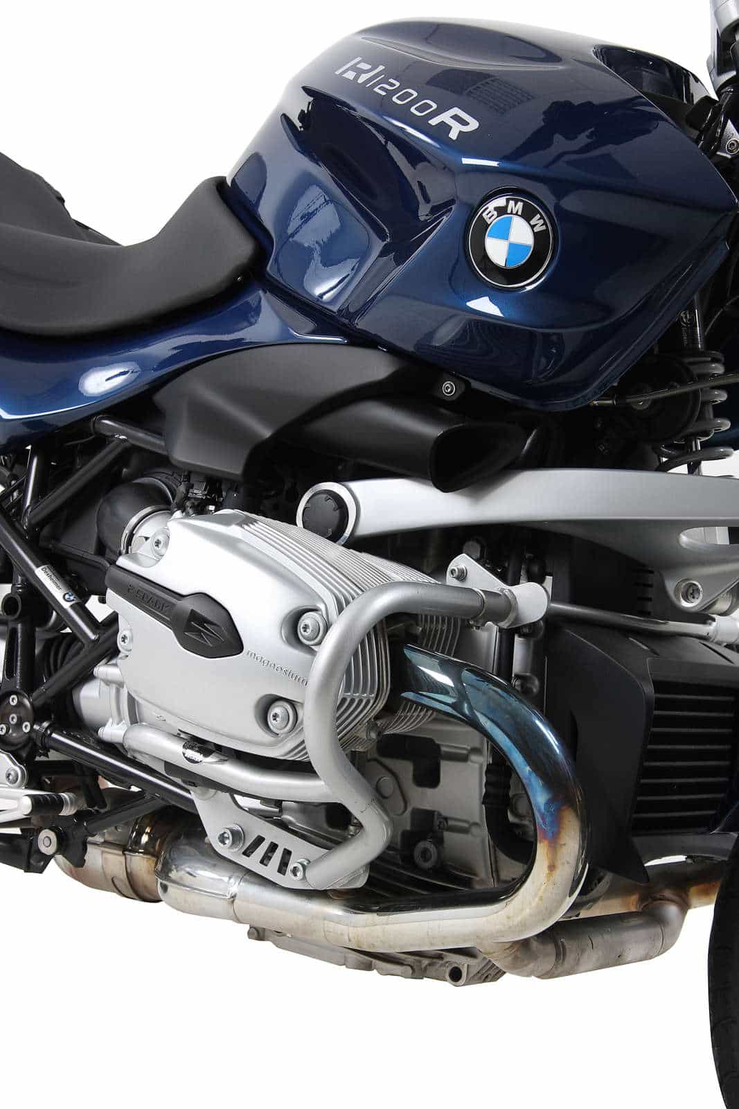 Arceau de protection du moteur argenté pour BMW R 1200 R (06-10) Hepco & Becker