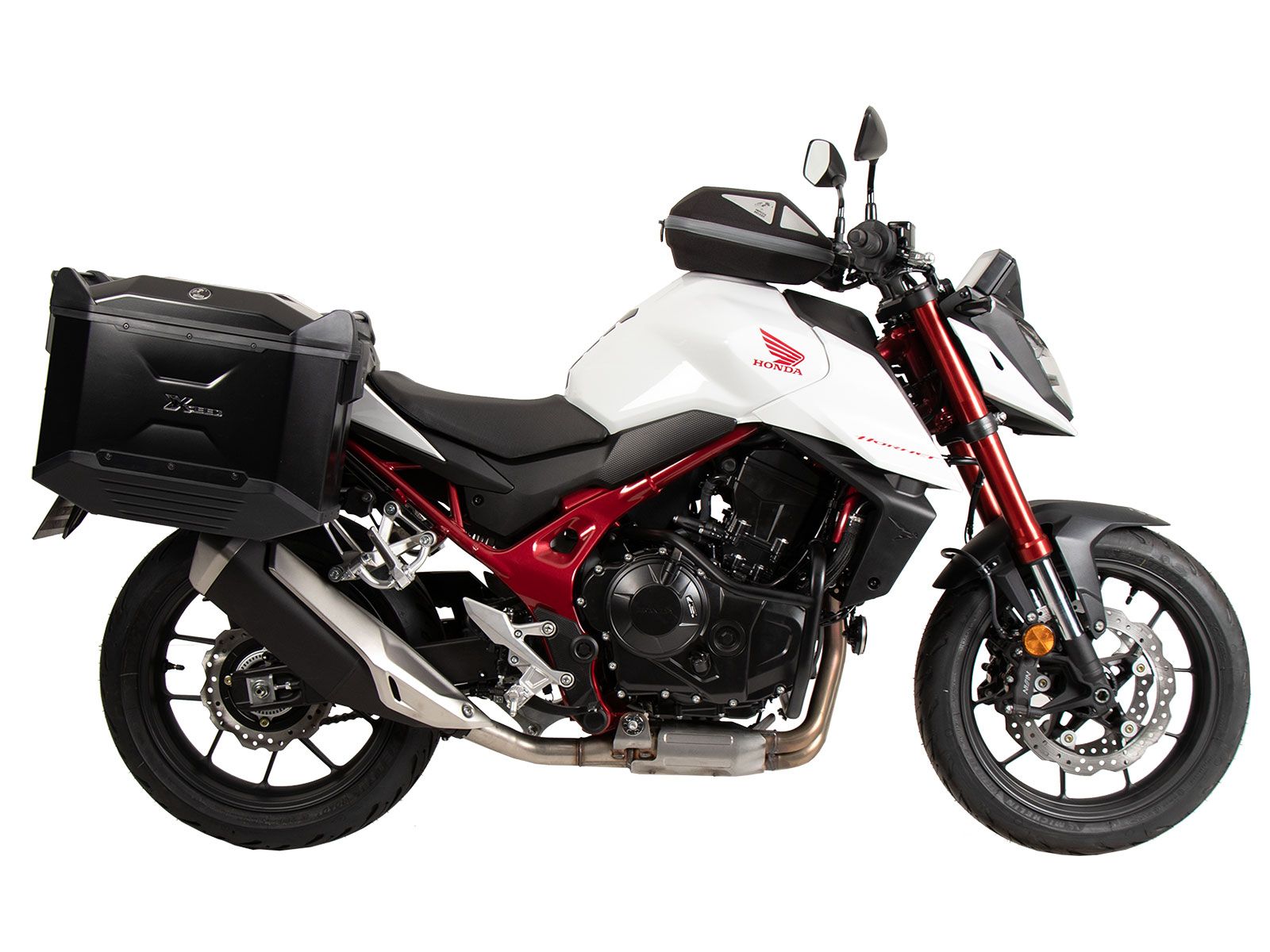 Porte-bagages latéraux Lock-it noir pour Honda CB 750 Hornet (23-) Hepco & Becker