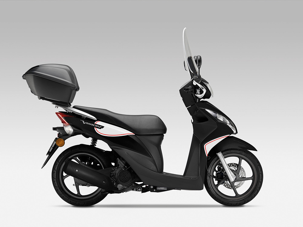 Jeu d'autocollants originaux Honda Vision50/ Vision110 "Sport" blanc