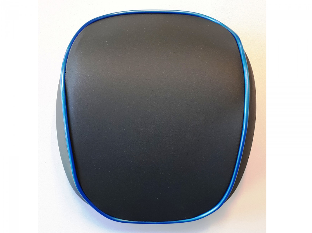 Dossier original pour top case Vespa Elettrica blu/blue