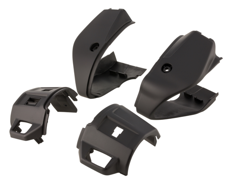 Couvercle d'interrupteur, droite/gauche, avant/arrière pour Vespa Primavera/Sprint, noir mat