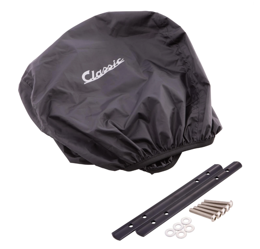 Kit panier à bagages "Classic" avec pont à bagages pour Vespa LX/LXV/S 50-150ccm, marron