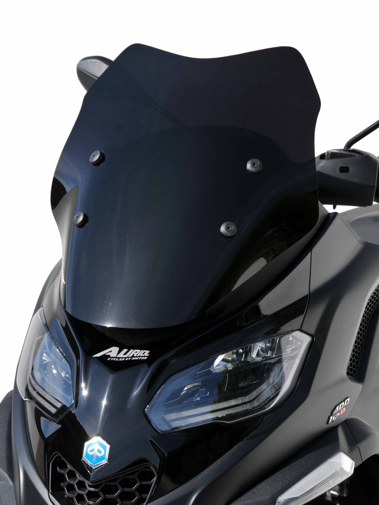 Pare-brise ERMAX Sport pour Piaggio MP3 400 HPE (22-), noir