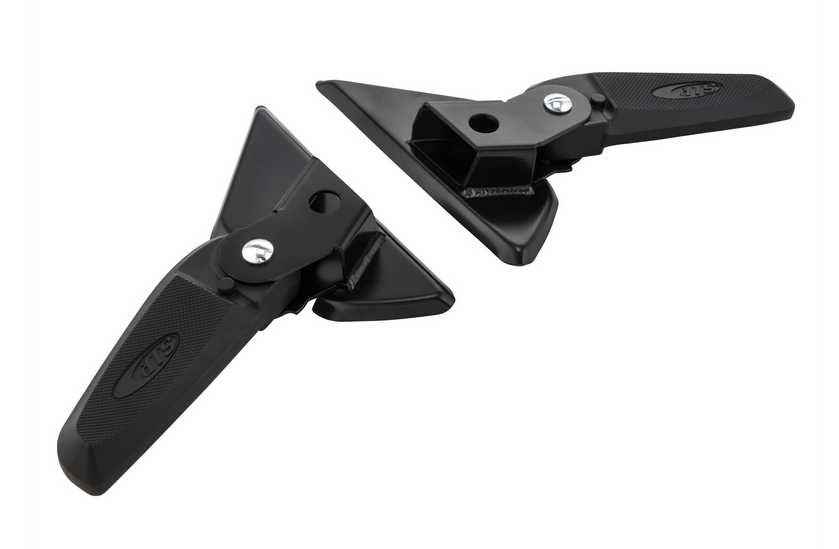 Repose-pieds droit et gauche pour Vespa LX /LXV /S 50-150ccm, noir/noir