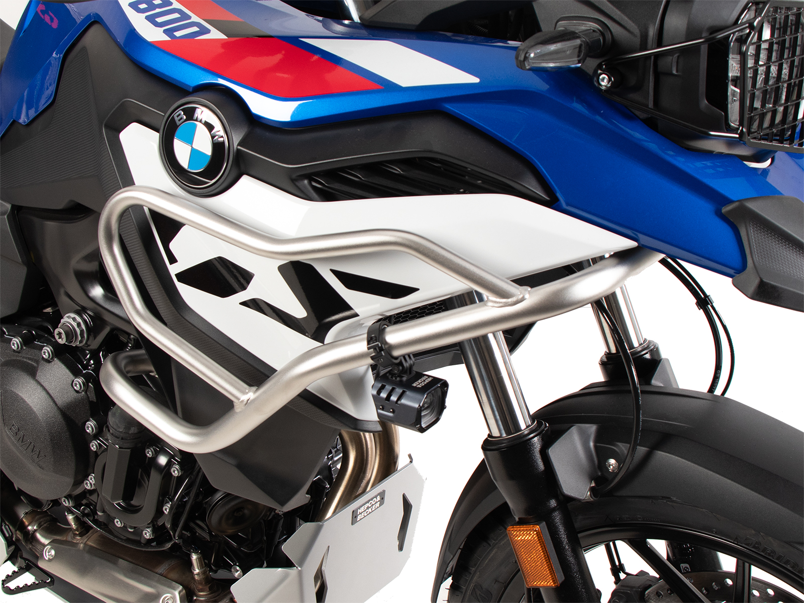 Arceau de protection du réservoir en acier inoxydable pour BMW F 800 GS (24-) Hepco & Becker