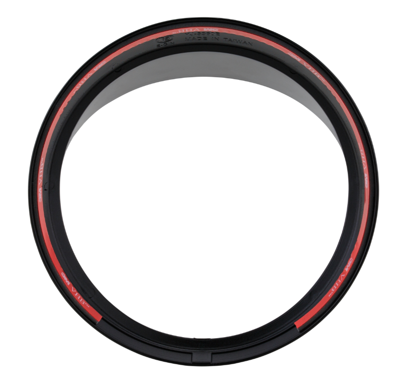 Anneau de lampe avec abat-jour pour Vespa LX 50-150ccm, noir brillant