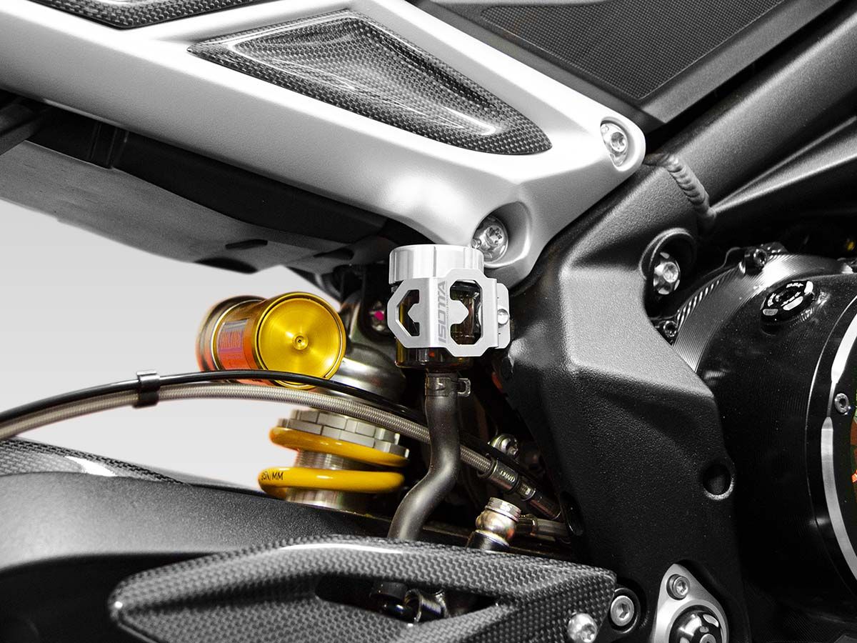 Protection pour le réservoir de liquide de frein arrière pour Moto Guzzi V100 Mandello S /Stelvio 1000