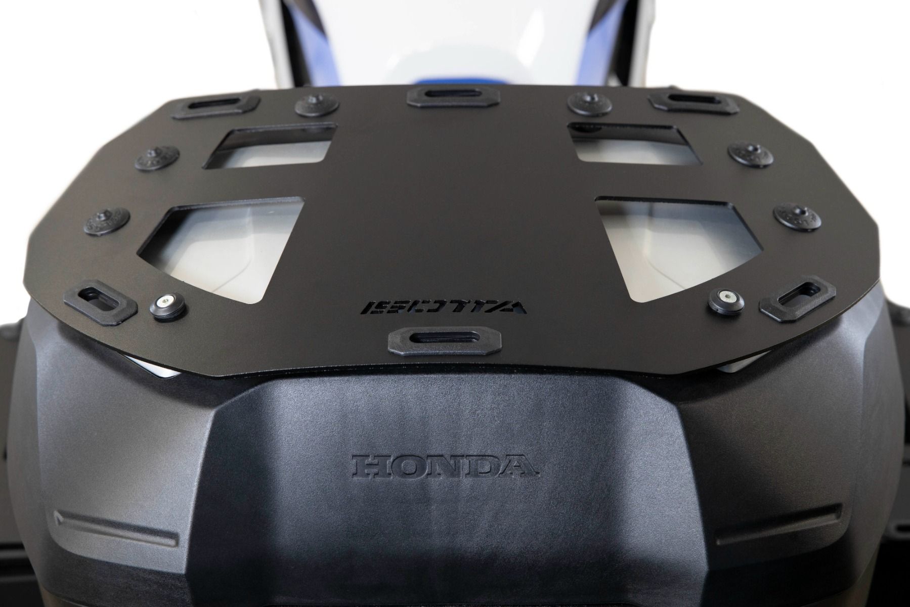 Porte-bagages pour topcase Honda XL 750 Transalp /NT 1100 /ADV 750 /NC 750 X, alu, noir