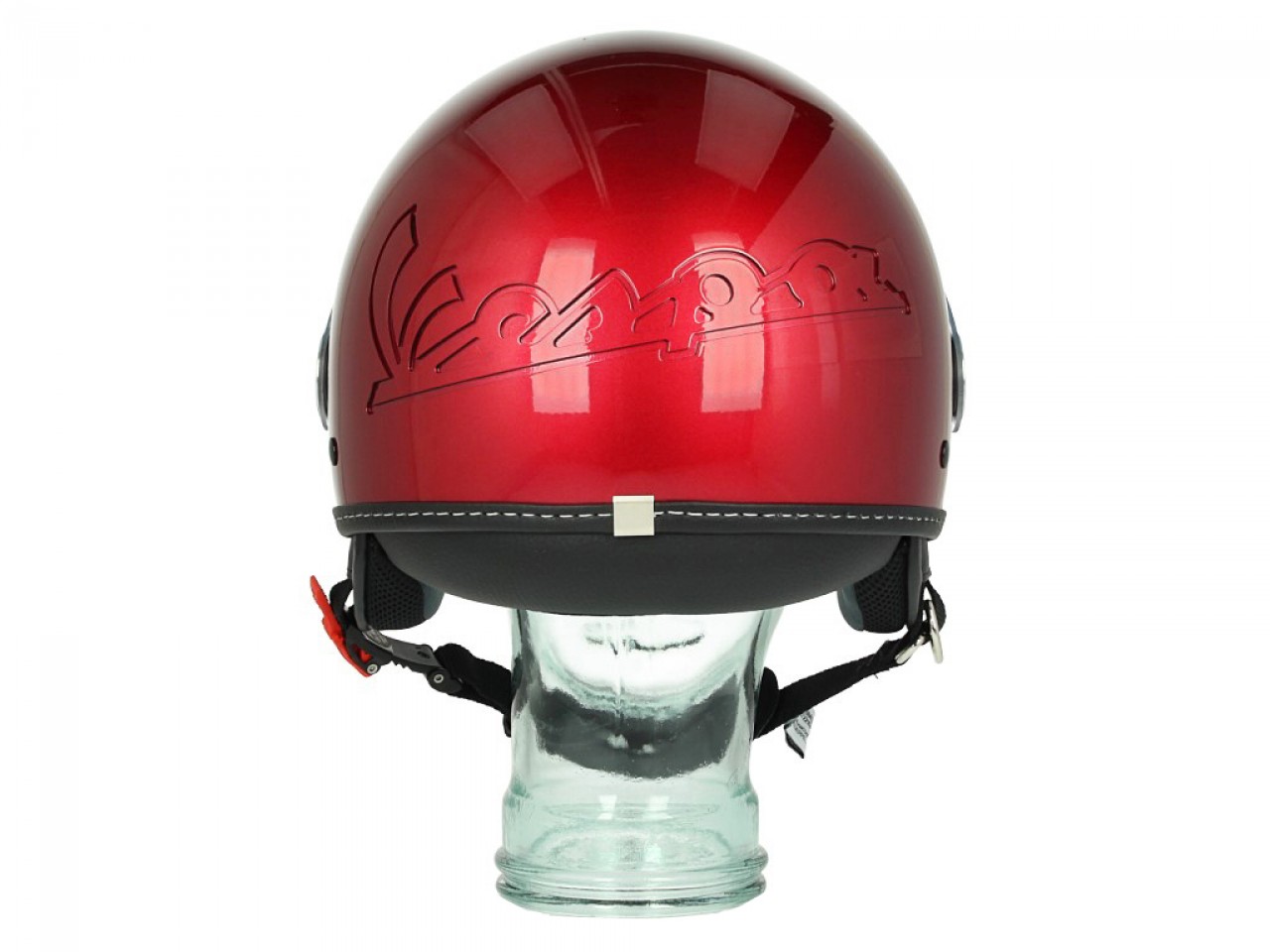 Casque Vespa "Visor" 2.0 jet rouge Must 880/A taille XS