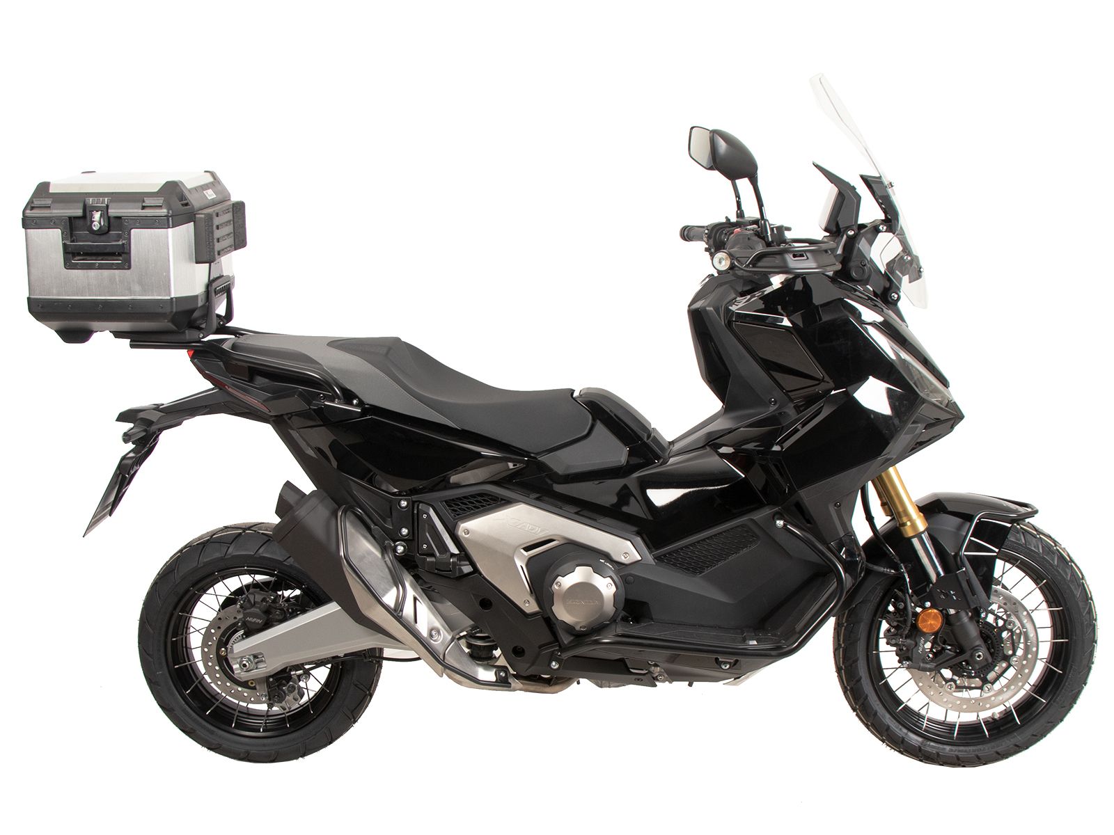 Support de top case Alurack noir pour Honda X-ADV (25- ) Hepco & Becker