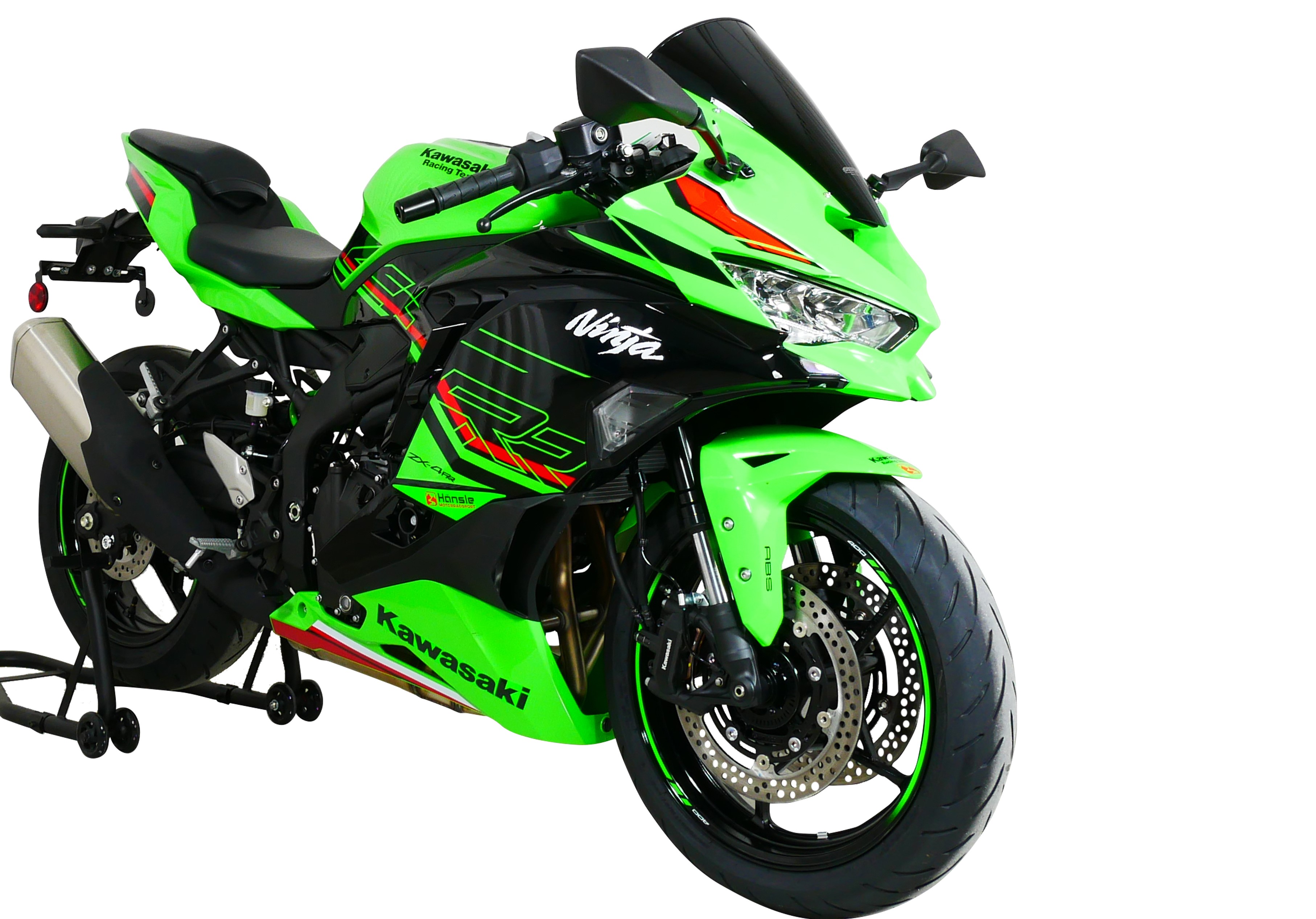 Ecran MRA Racing "R" noir pour Kawasaki ZX-4 R / ZX- 4 RR (24-)