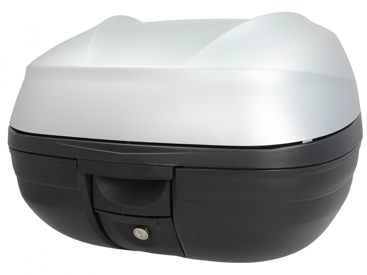 Kit Top Case (avec plaque de fixation), 37 l, gris pour Piaggio MP3 125 / 300 / Sport HPE