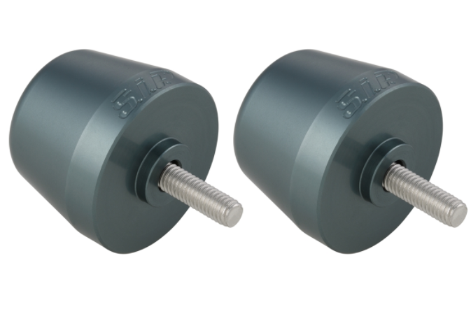 Poids de guidon gauche/droite pour Vespa Primavera/Sprint/ET/LX/LXV/S, argent mat