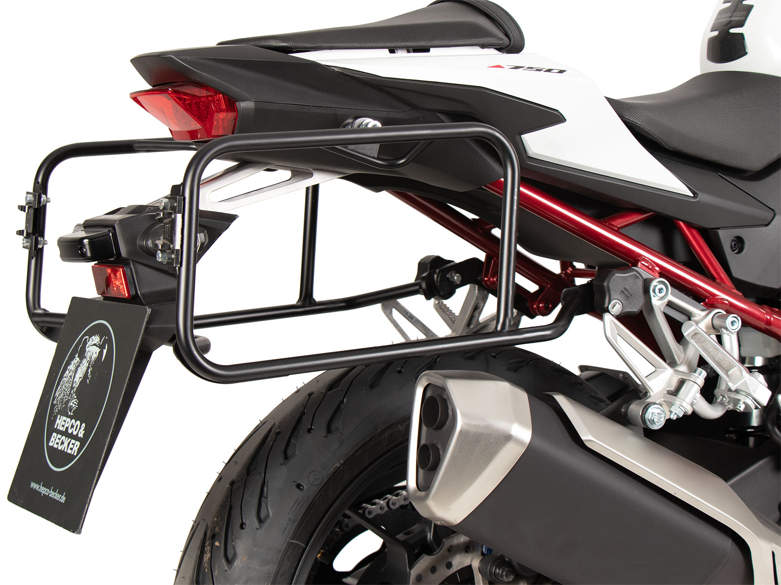 Porte-bagages latéraux Lock-it noir pour Honda CB 750 Hornet (23-) Hepco & Becker