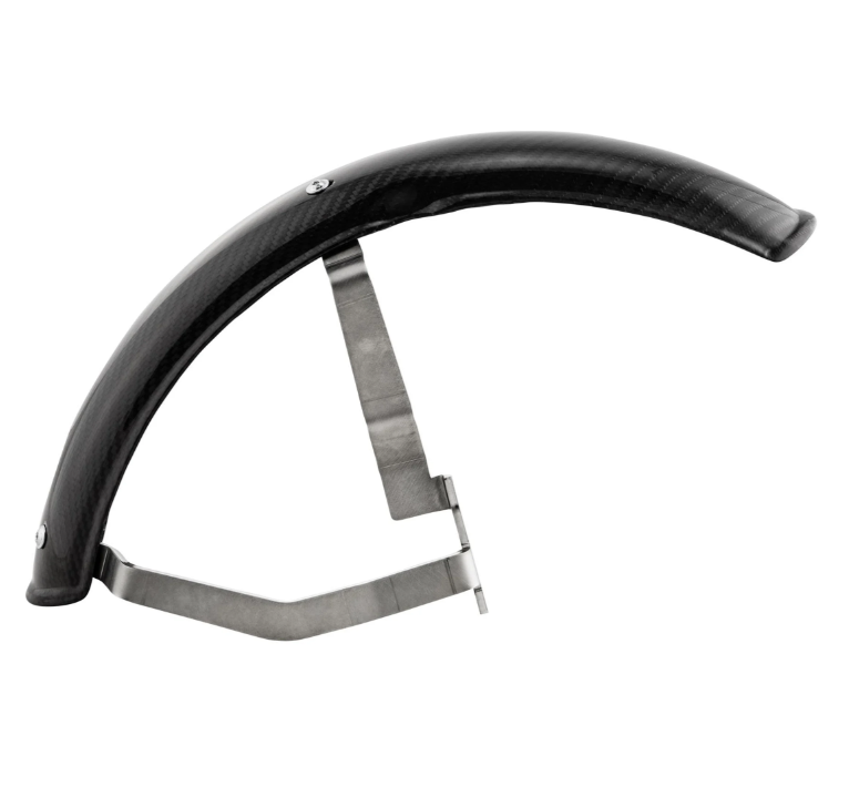 Aile 2.0 Garelli EVO II pour Vespa PX 80-200ccm, carbone clair, support en acier inoxydable