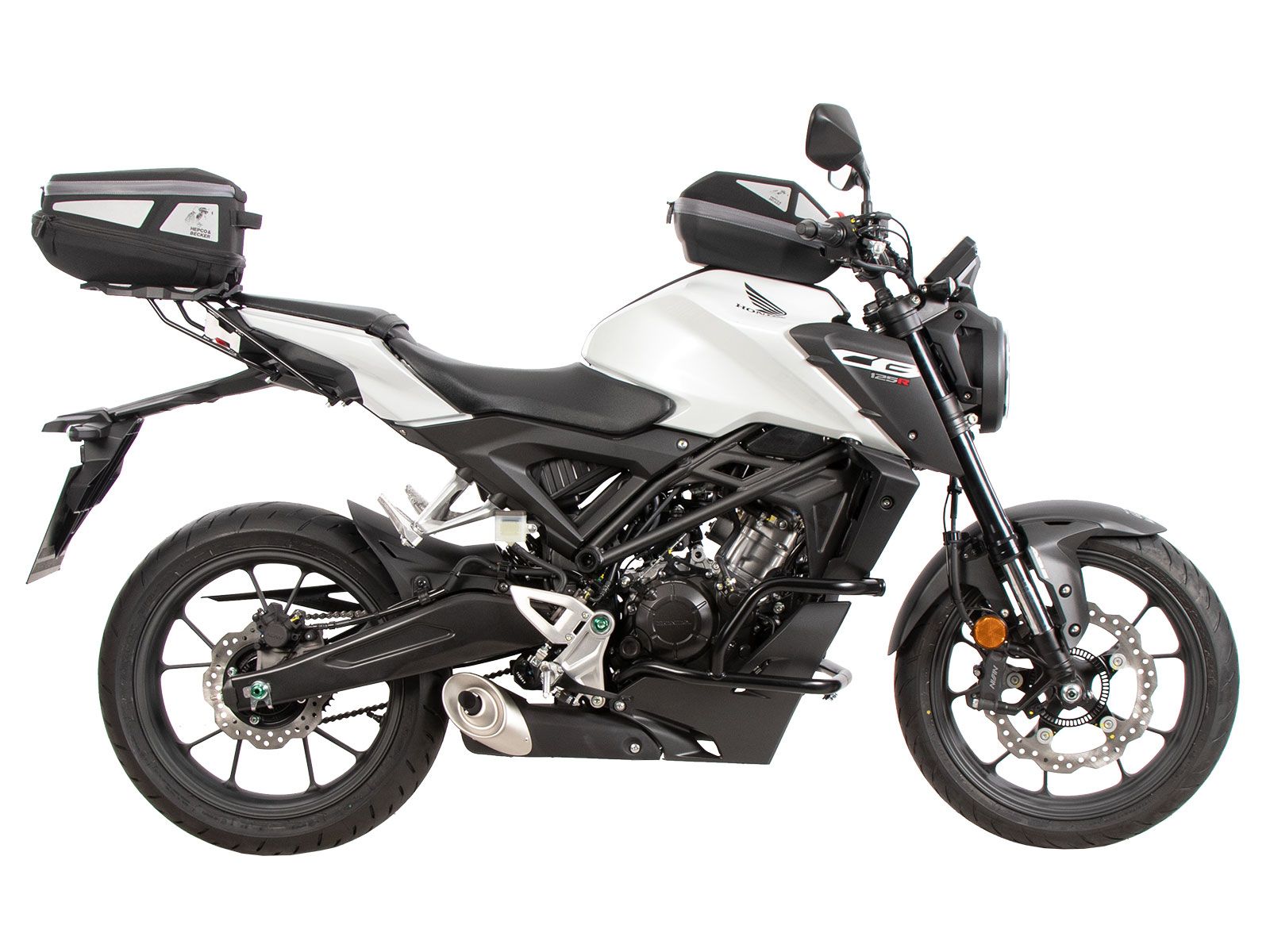 Royster Rearbag Sport sacoche arrière noir/gris incl. fixation basic Hepco & Becker