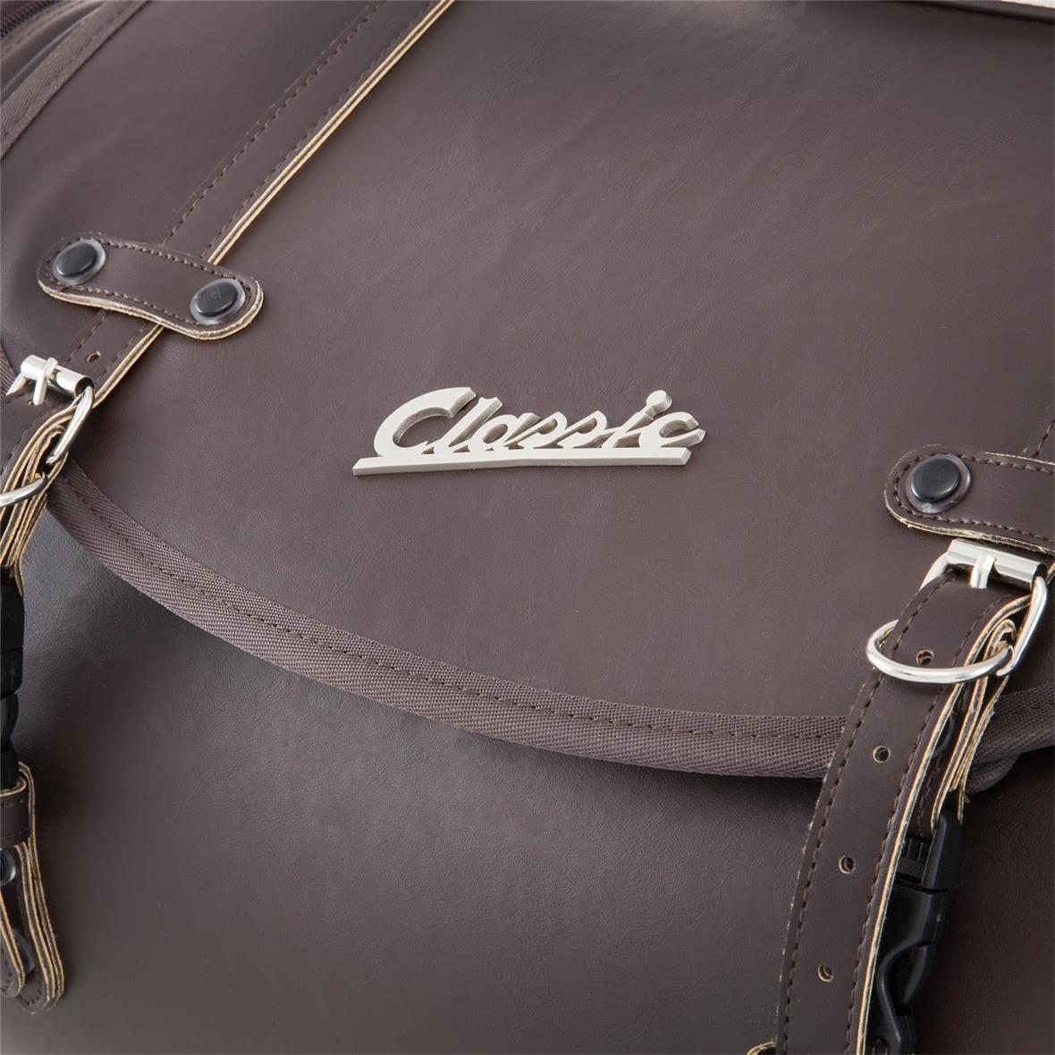 Sac "Classic" grand pour porte-bagages pour Vespa - marron foncé, similicuir