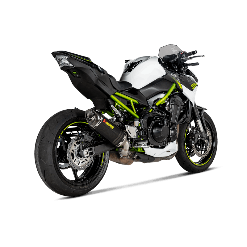 Akrapovic Slip-On Line (carbone) pot d'échappement pour Kawasaki Z900 A2 année modèle 2018-2021