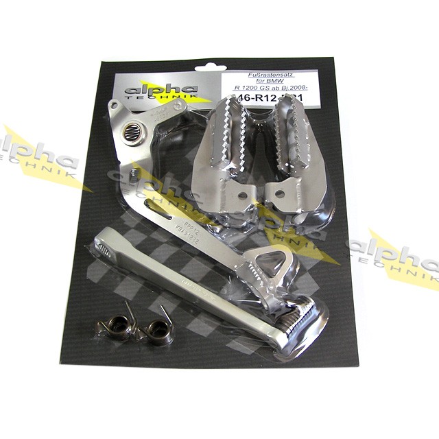alpha Technik Fußrastensatz BMW R1200GS R12 ´08-