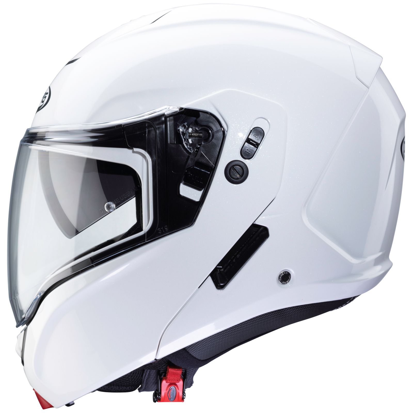 Caberg casque Horus, blanc métallisé