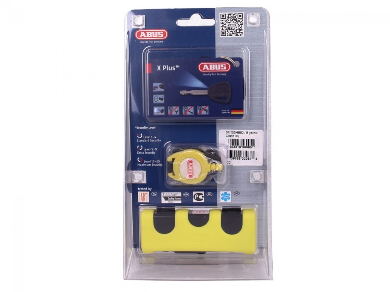 Antivol à arceau ABUS Granit Power XS 67 pour moto, scooter & Vespa