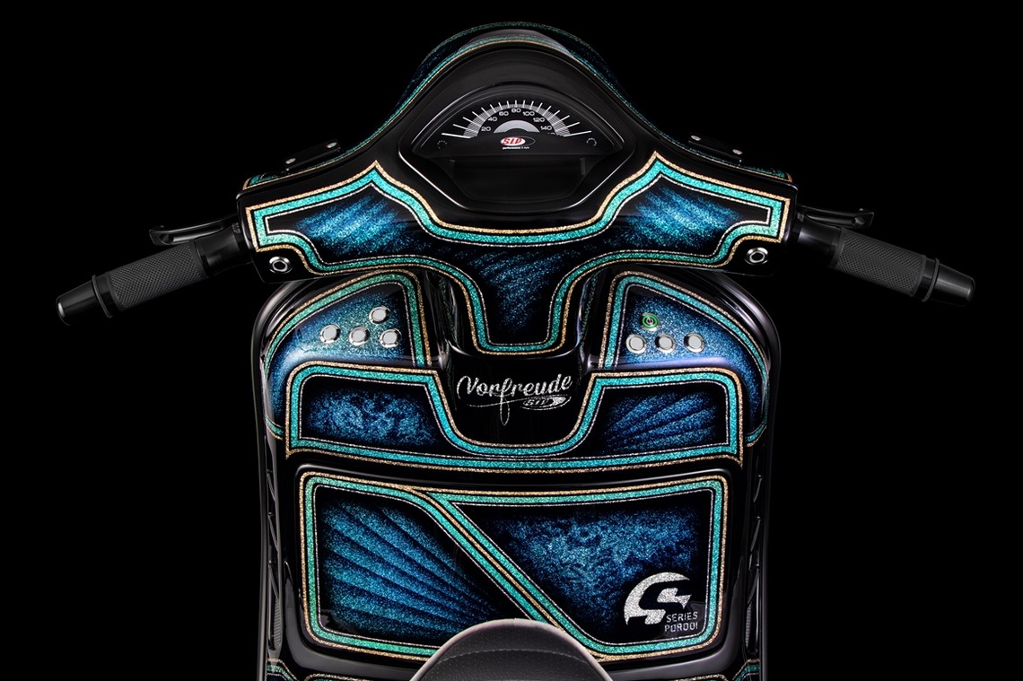 Compte-tours/tachymètre pour Vespa GTS/GTS Super 300ccm FL ('14-), noir