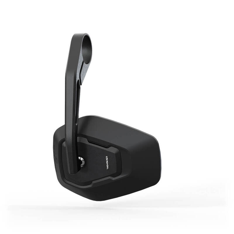 HIGHSIDER pro Rétroviseur d'extrémité de guidon Esagano-RS noir/noir long (1pc)