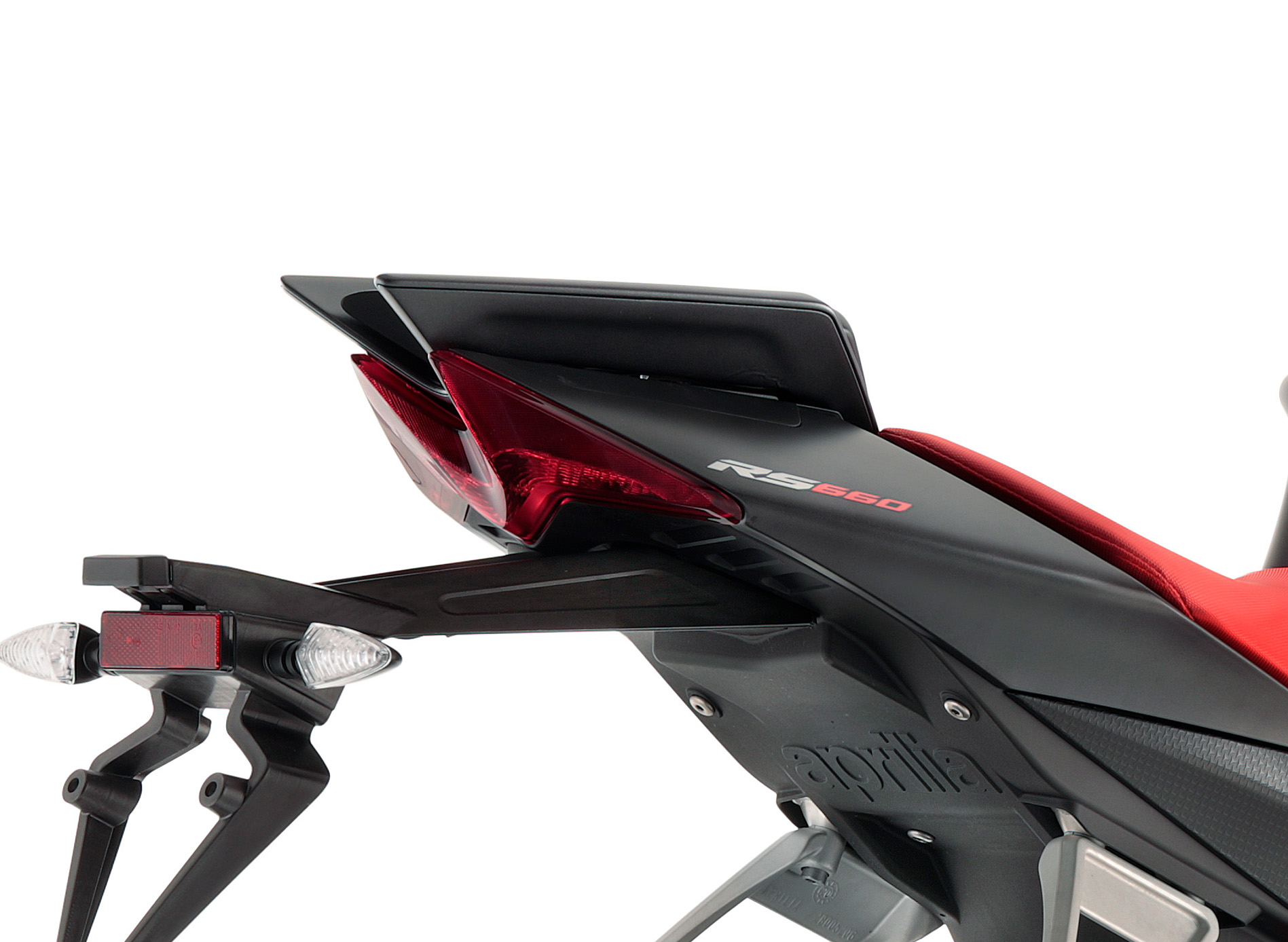 Couverture de siège passager Apex Black pour Aprilia RS 660