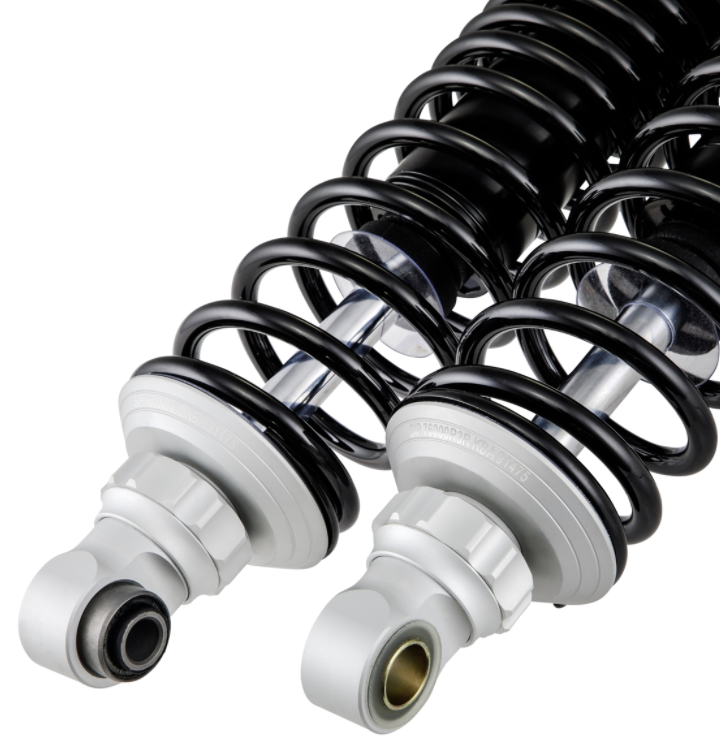 Amortisseur arrière pour Vespa GTS/GTS Super/GTV/GT 60/GT/GT L 125-300ccm, argent mat