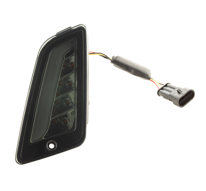 Kit de clignotants avant & arrière pour Vespa GTS/GTS Super/GTV 125-300ccm, teintés