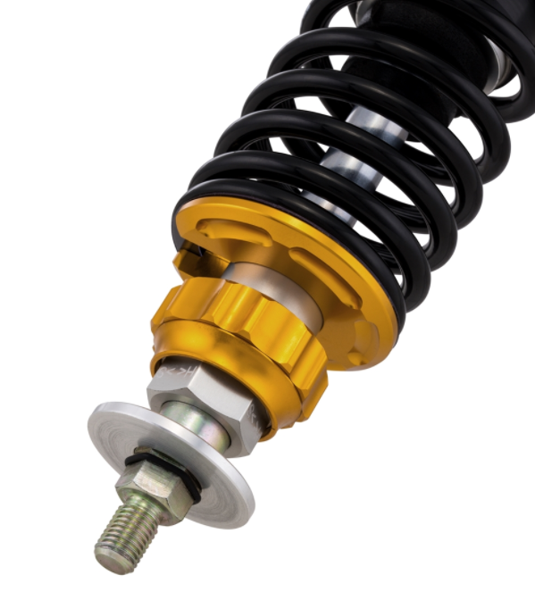 Amortisseur "Black Edition", avant pour Vespa Primavera/Sprint 50 -150ccm ('17-), argent/orange/noir