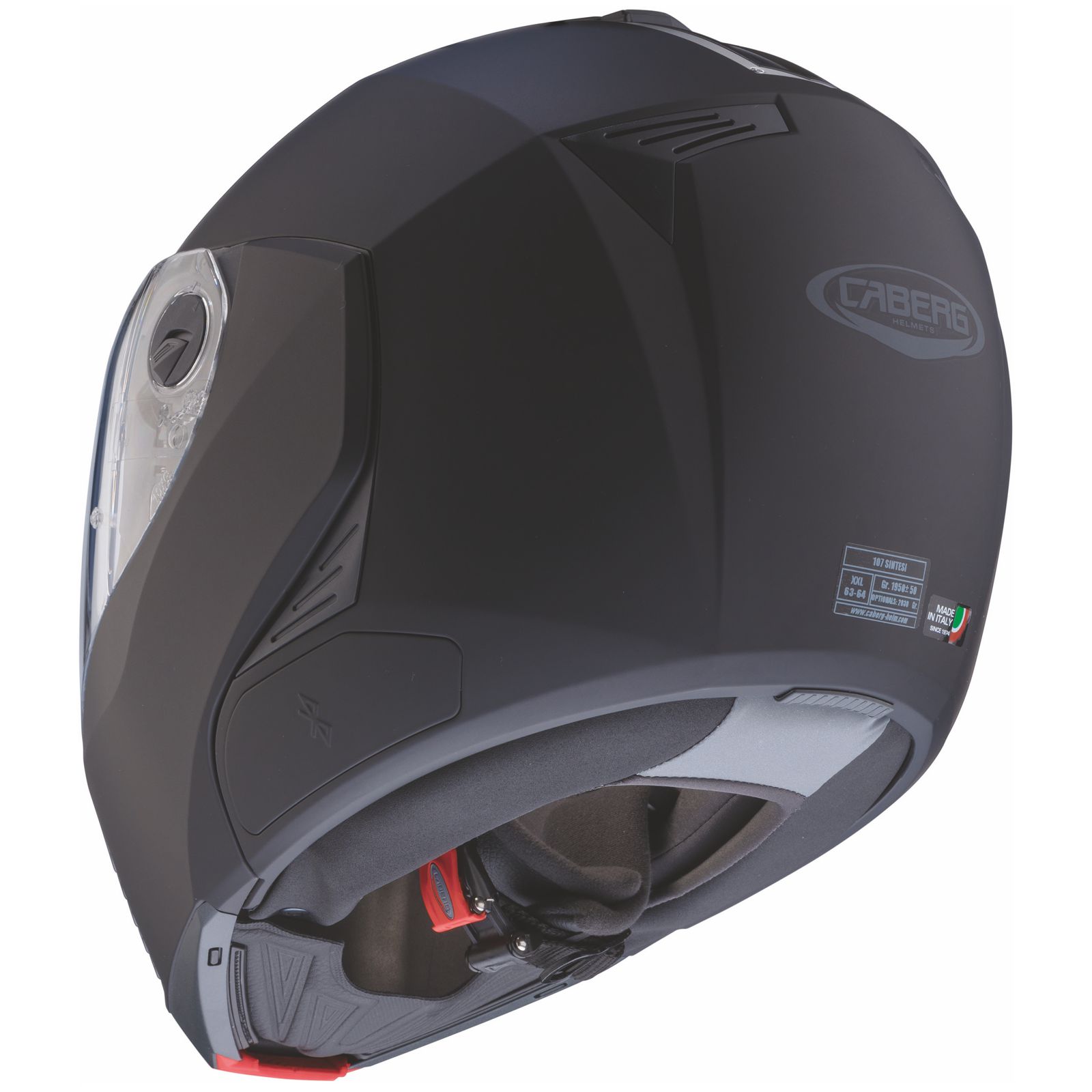 Caberg casque oversize Sintesi, noir mat