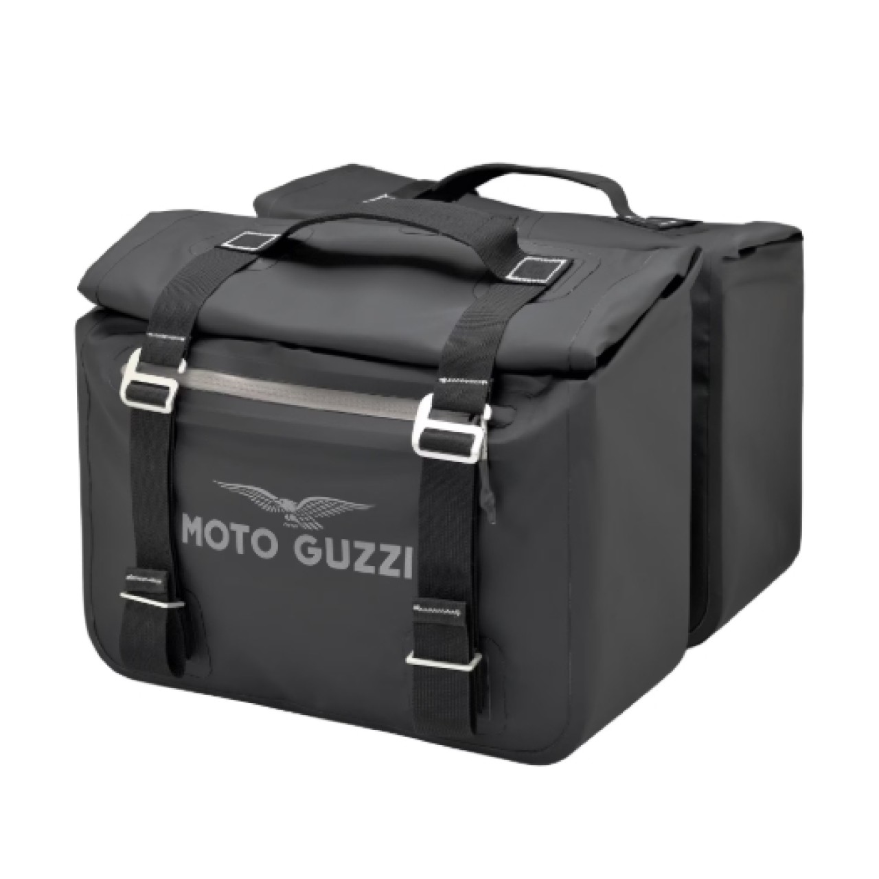 Jeu de sacoches latérales noir pour Moto Guzzi V7 850 Stone /Special /Sport (25-)