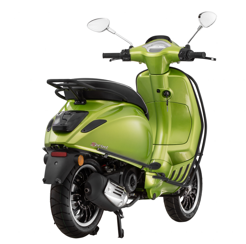 Pont à bagages arrière pour Vespa Primavera /Sprint /Elettrica 50-150ccm, noir mat