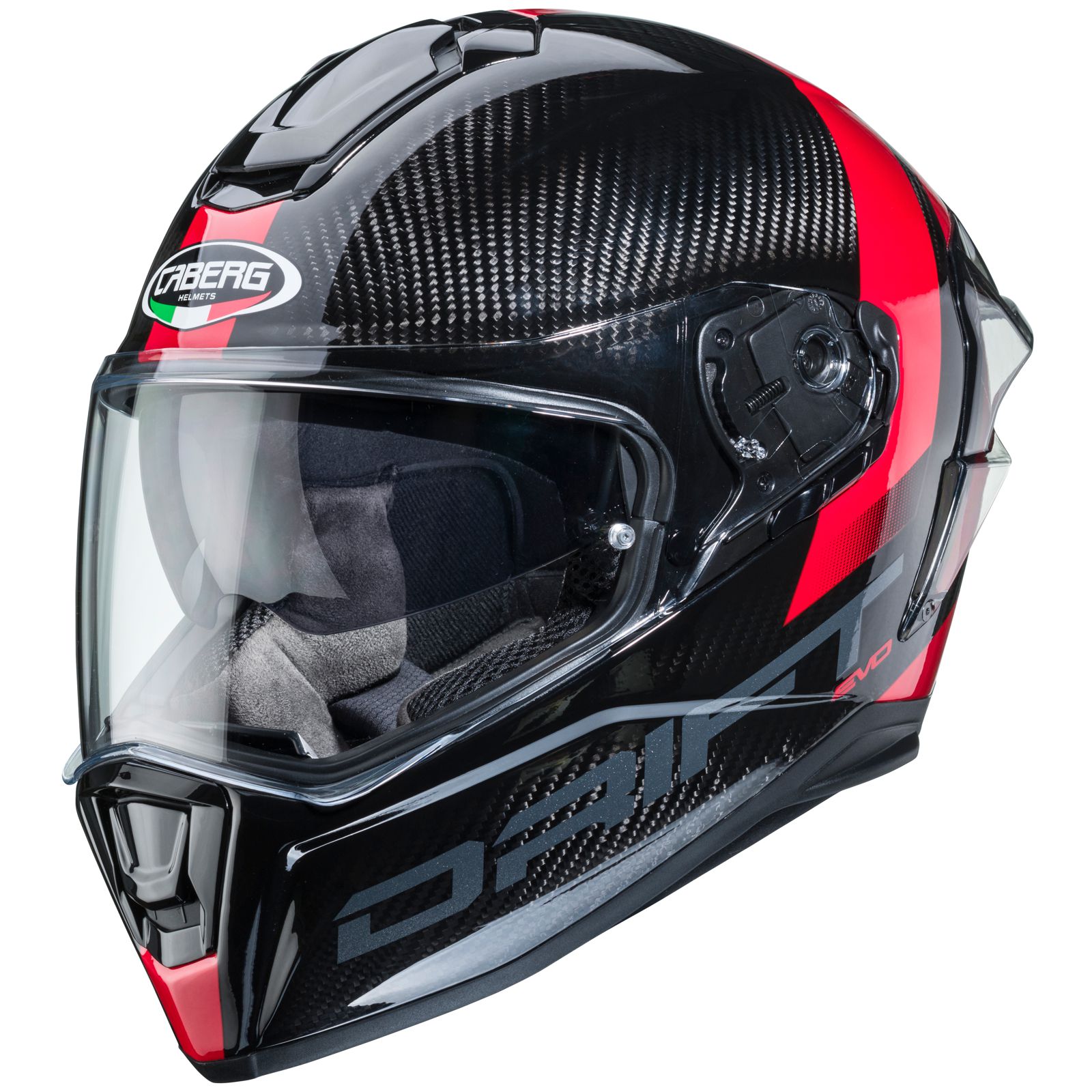 Caberg casque Drift Evo Carbon Sonic, noir/rouge