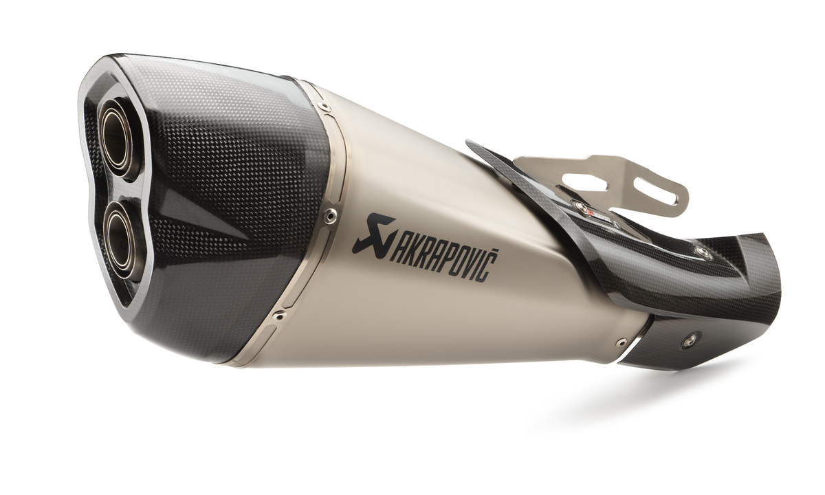 Akrapovic Slip-On LINE système d'échappement argent pour 1290 Super Duke R (année 20-)