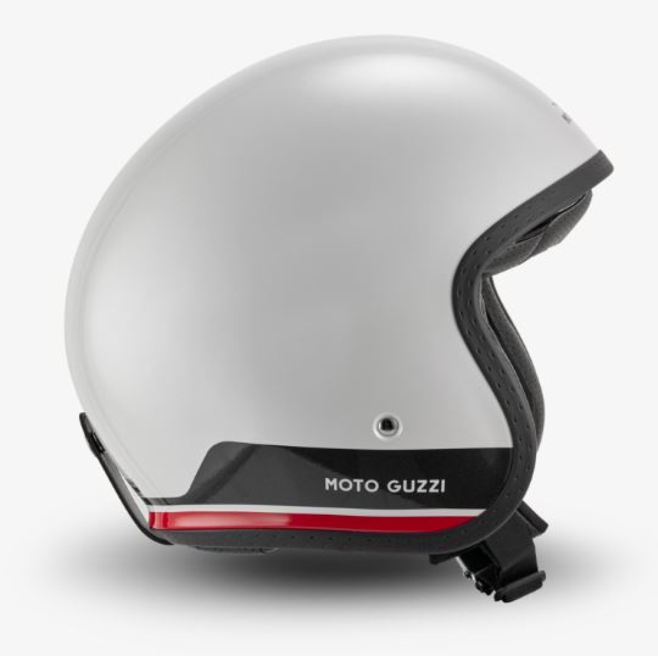 Moto Guzzi casque jet Contrail blanc