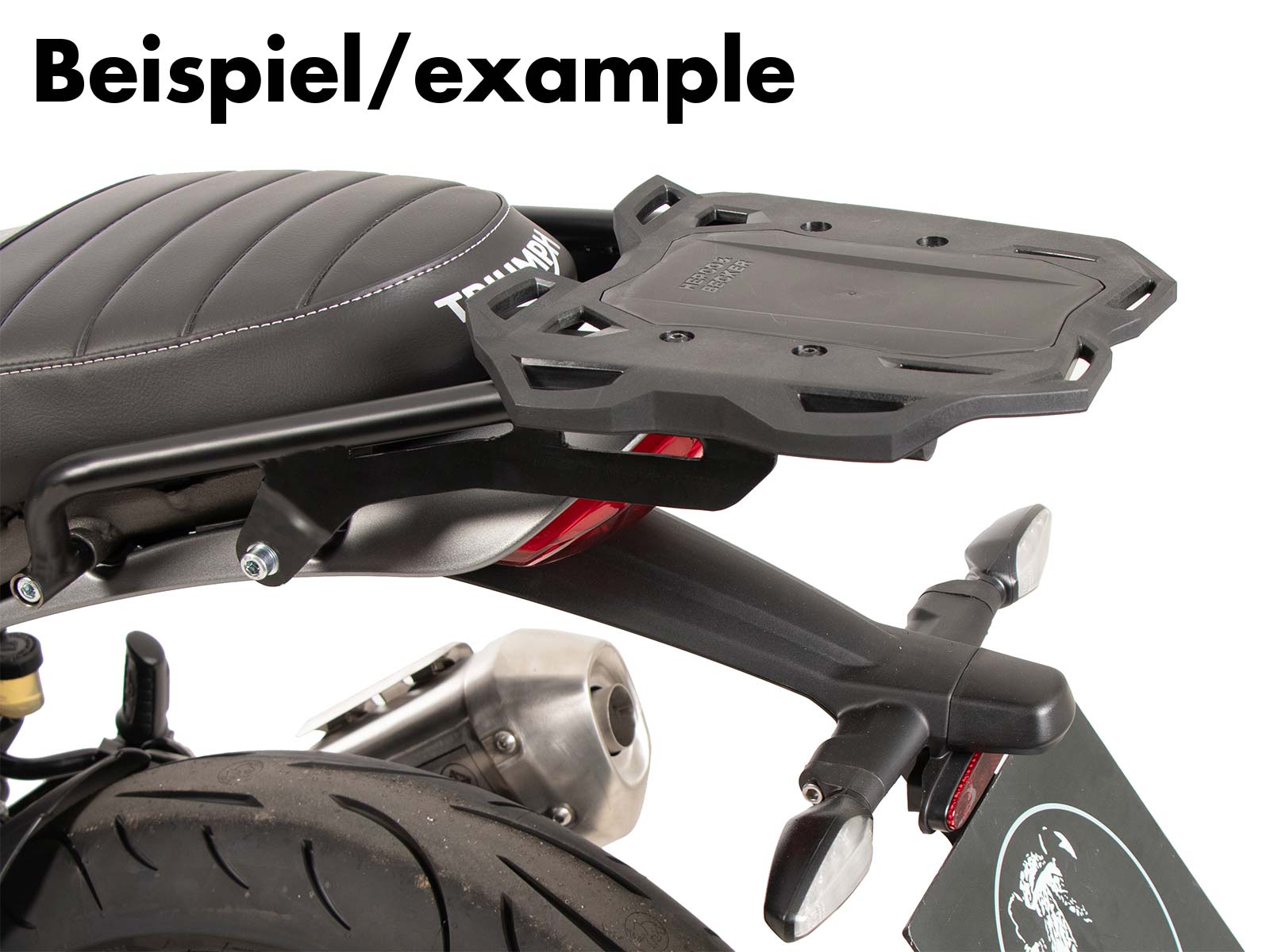 Porte-bagages arrière Smartrack noir pour Honda CB 750 Hornet (23-) Hepco & Becker